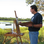 Peter Pettegrew Painting Outdoors